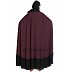 Two pieces designer Irani kaftan- Black-Wine Two pieces designer Irani kaftan- Black-Wine